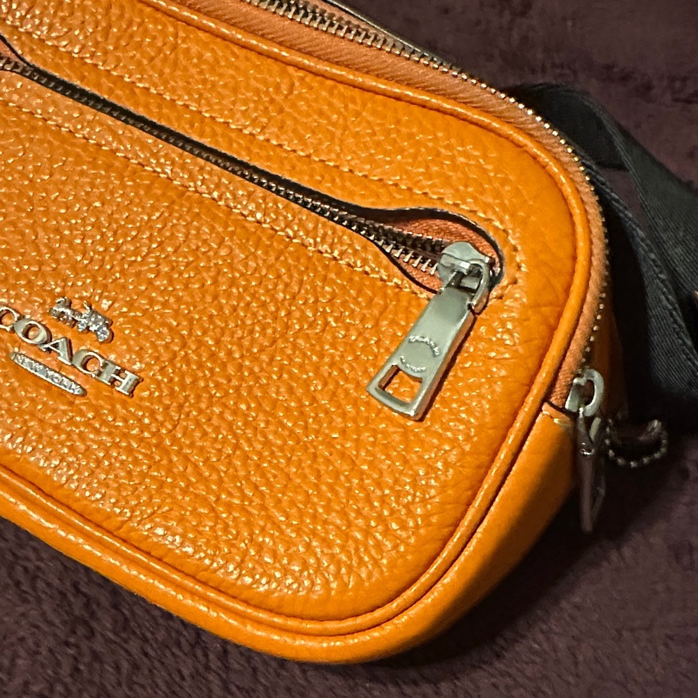 Coach Vibrant Orange Crossbody Bag